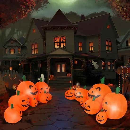 Pumpkin Patch Fall Inflatable Thanksgiving {6}