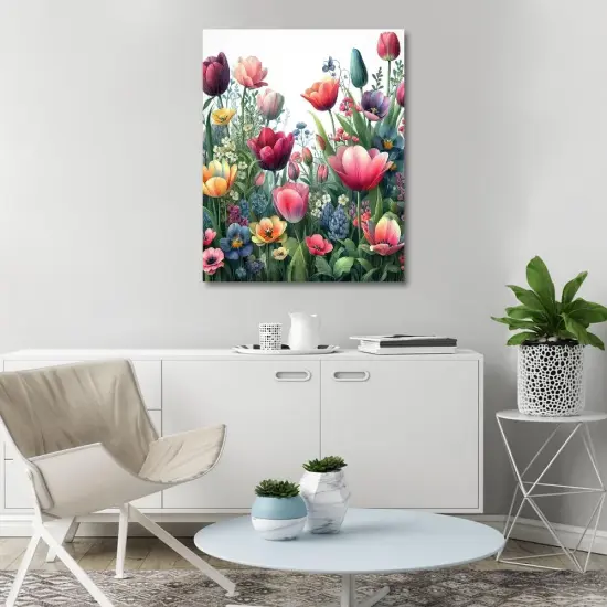 Flowers Paint by Numbers Kit for Adults - Paint by Number on Canvas Without Frame,DIY Oil Painting for Gift Home Wall Decor {3}