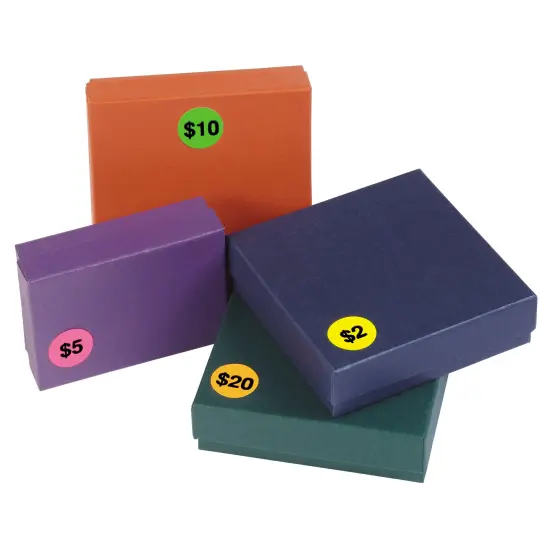 Avery Preprinted Removable Pricing Labels, 3/4 Inch Round Labels, Assorted Neon Colors, Non-Printable, 6 Packs, 2,100 Pricing Stickers Total (21918) {3}