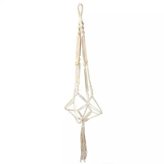 2Pack Garden Plant Hanger Macrame Hanging Planter Basket Rope Pot Holder Decor {2}