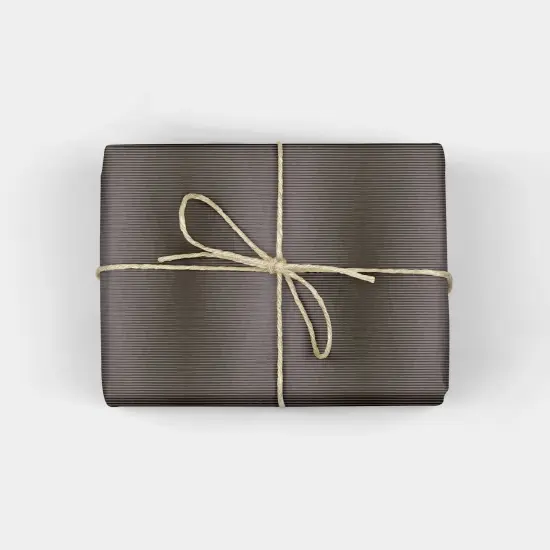 Fine Line Brown Gift Wrap {1}