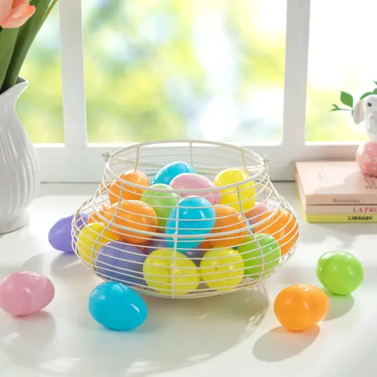 120 PCS/ 180 PCS Easter Plastic Fillable Eggs in 6 Assorted Colors {3}
