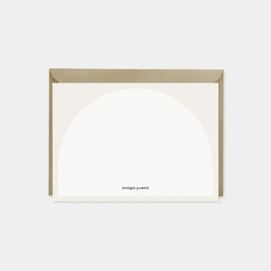 Minimal Geo Arch Note Cards {1}