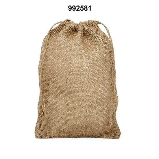 Rough Natural Burlap Bag 5" x 8" Spacious and Eco-Conscious {2}