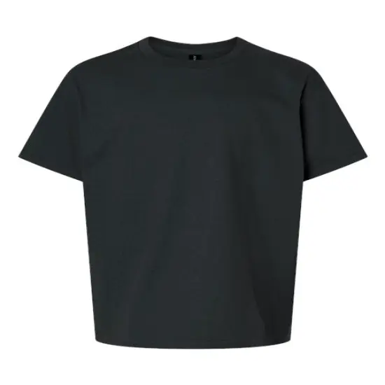 Gildan&reg; Classic Fit Crewneck short sleeve Youth Tee Black {2}