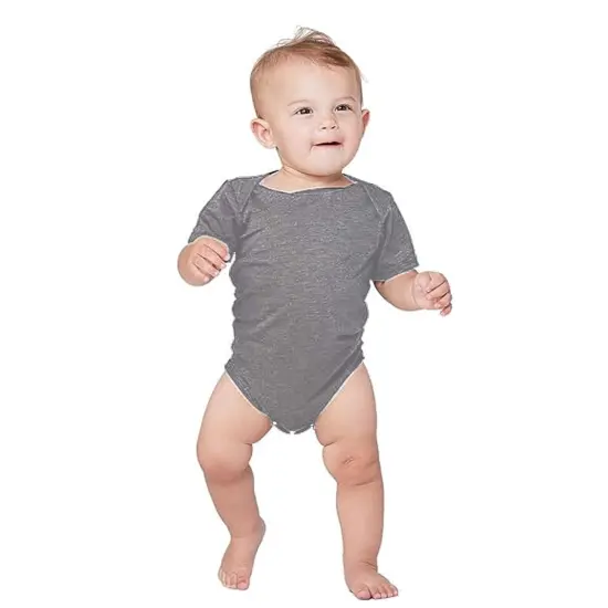 Bella + Canvas&reg; Infant Triblend Short Sleeve One Piece - 134B Grey Triblend {1}