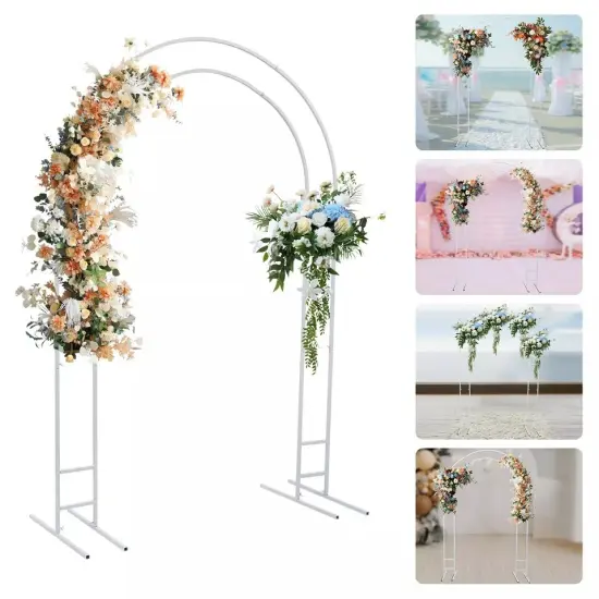 Metal Stand Arch 7.2ft Wedding Balloon Backdrop Party Stand For Garden Outdoor {4}