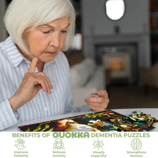 100 Pcs Dementia Puzzles for Elderly | Animals {5}