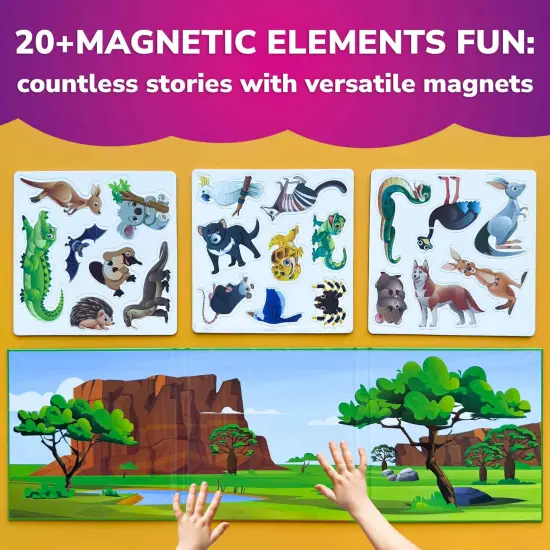 Travel Magnetic Book 20+Pcsfor Kids | Australia {2}