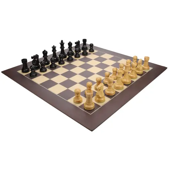 Bobby Fischer Ultimate Chess Set with Wooden Board 21.75 in., 3.75 in. King {3}