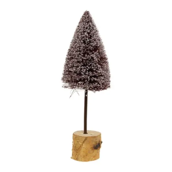 Medium Red Spice Drop Bottle Brush Tree {1}