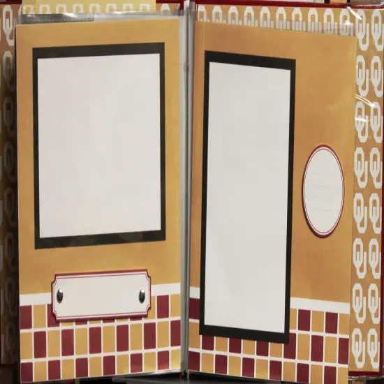 The University Of Oklahoma Complete 8 x 8 Officially Licensed Scrapbook {3}