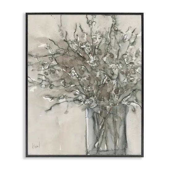 Stupell Industries Traditional Bouquet Drawing Framed Giclee Wall Art Design by Naomi McCavitt {1}