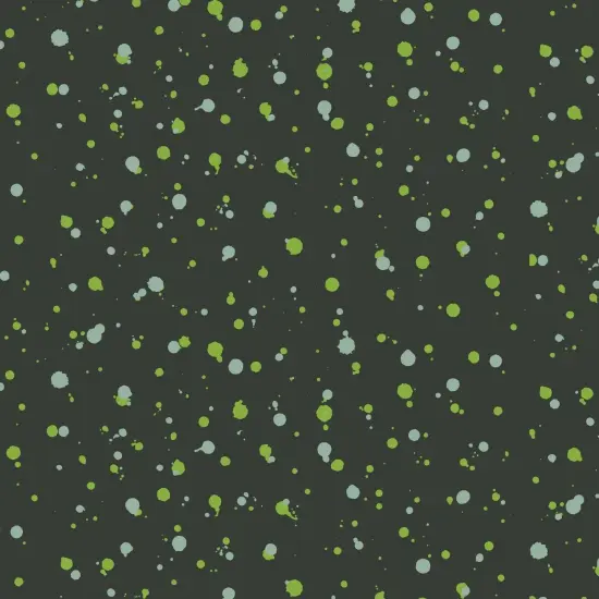 Green Ink Splot Gift Wrap {3}
