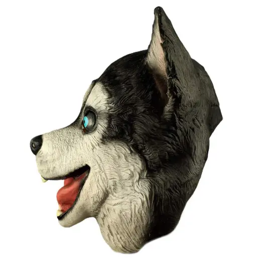 Husky Dog Adult Latex Costume Mask {5}