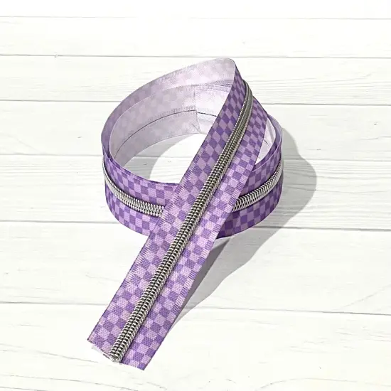 Tonal Check tape with Silver teeth {1}