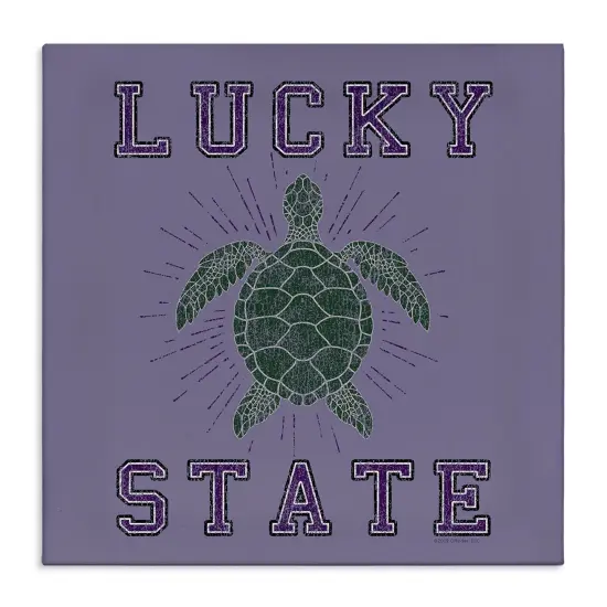 Stupell Industries Lucky Sea Turtle State Canvas Wall Art Design by Spirit Animals/Life Is High {1}