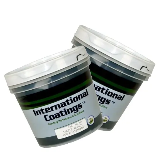 Matte Black by International Coatings Fuchsia {3}