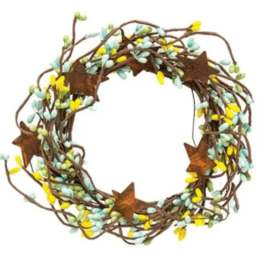 Pip Berry Ring With Star, 4" Spring Mix {1}