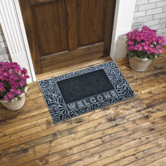 16''x28'' Bouquet Door Mat - 2 Colors! Bronze {3}