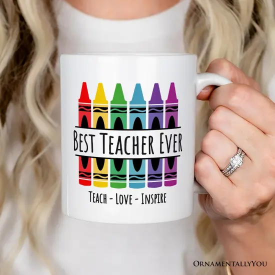 Teacher Christmas Mug, School Theme Appreciation Gift {2}