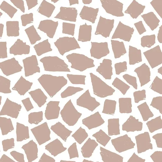 Terracotta Torn Paper Collage Gift Wrap {2}