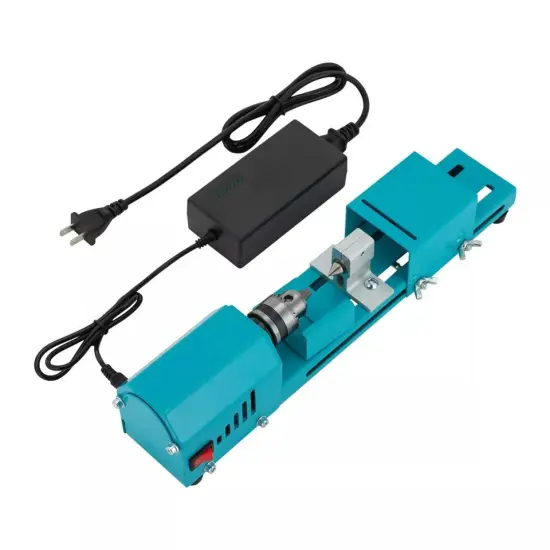 Mini Wood Lathe Machine Speed Adjustable Rotary Tool Buddha Pearl Lathe Milling {1}