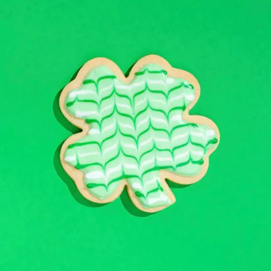 St Patrick's Day Clover Cookie Cutter Set 3 Piece Stainless Steel Shamrock {1}