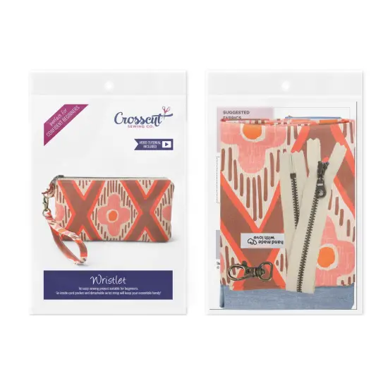 Crosscut Sewing Co.&reg; Wristlet Sewing Kit - Beginner Sewing Project Kit Pacific {2}