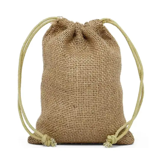 Colored Jute Bag 6" x 10" Ideal for Larger Items {2}