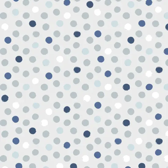 Blue Multicolor Polka Dot Gift Wrap {2}