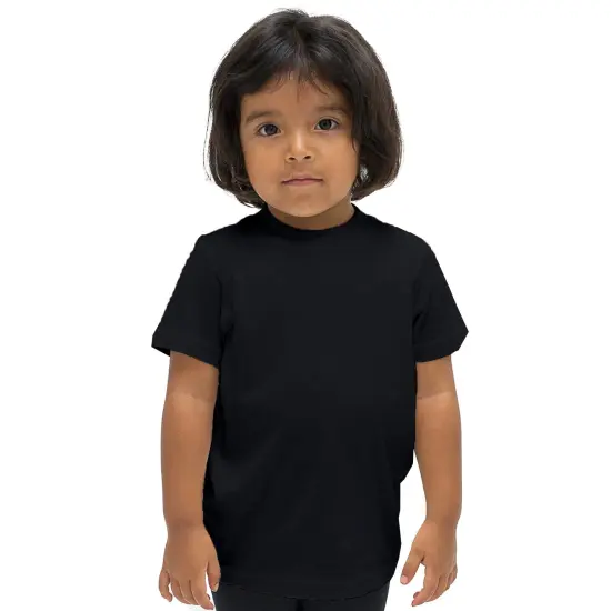 BELLA + CANVAS&reg; Toddler Crewneck Short Sleeve Jersey T-Shirt Solid black blend {1}