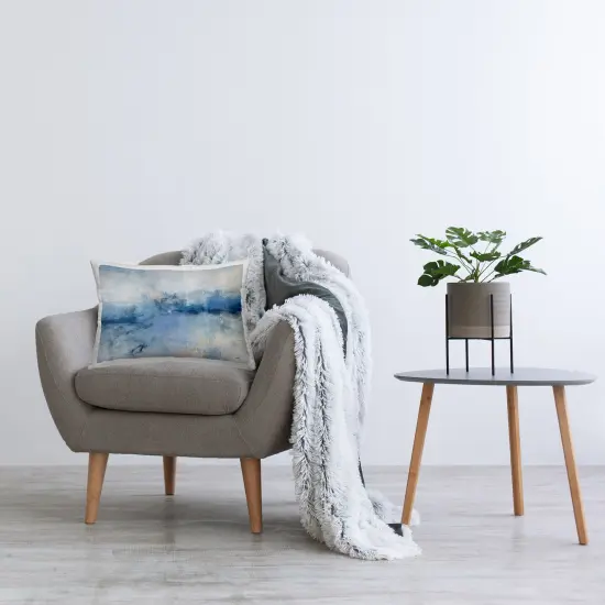 Blue Seaside Impressions Decorative Printed Throw Pillow Design by Julia Purinton, 14 x 7 x 20 {2}