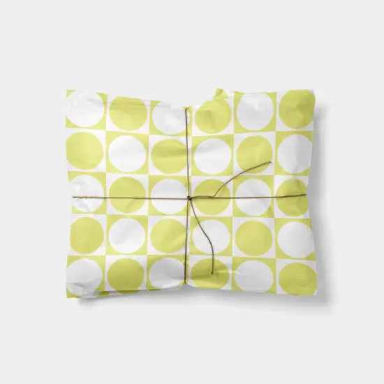 Circle Checker Gift Wrap XV {1}