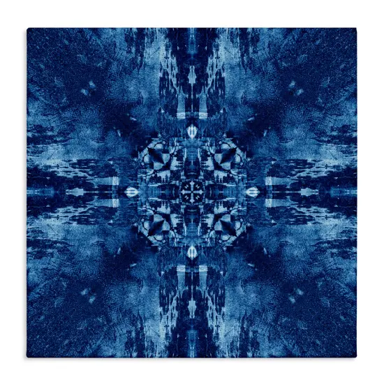 Stupell Industries Mosaic Tie Dye Motif Canvas Wall Art Design by El Perkin {1}