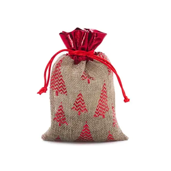 Gilded Tree Faux Jute Bag 8" x 10" Spacious and Durable {2}