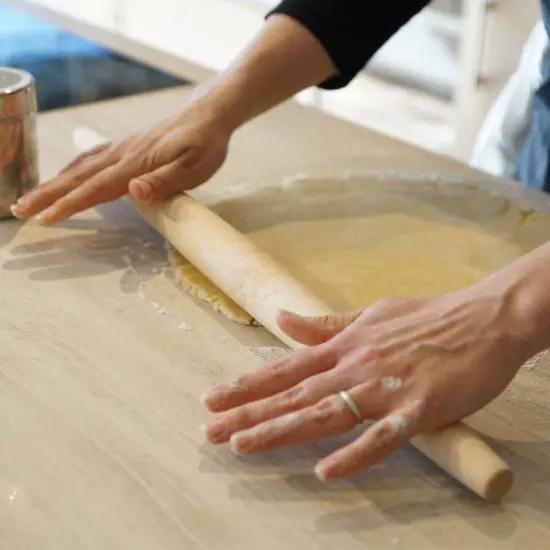 Fletchers Mill Rolling Pin French Style Dough Roller Handcrafted Hardwood 20 inch {5}