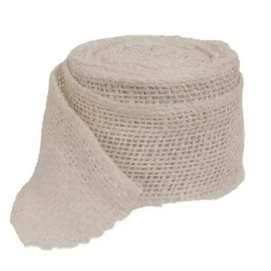 Burlap Ribbon With Reinforced Edges Ivory {1}