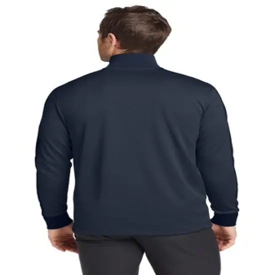 Nike&reg; DriFIT Half Zip CoverUp Lightweight Royal/ Black/ White {7}