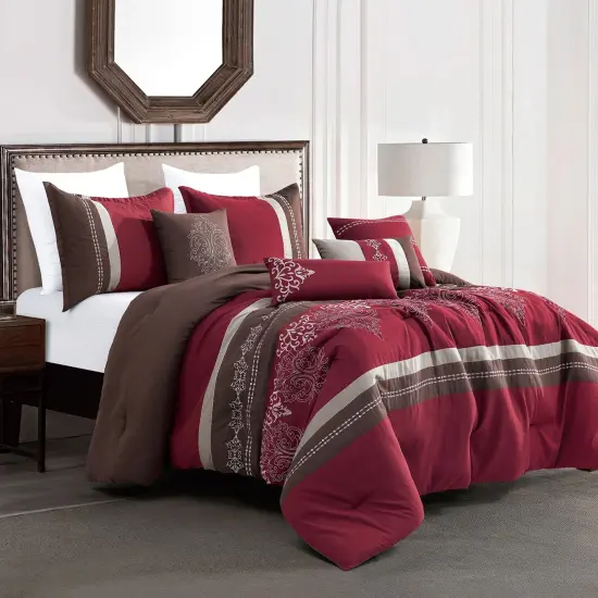 Modern 7 Piece Comforter Set {2}