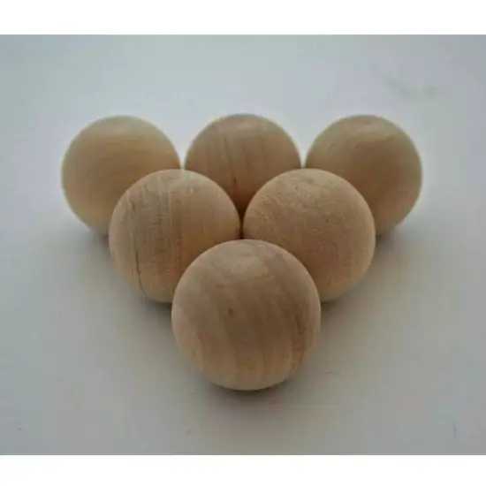 Kitcheniva 25 Pcs Wood Ball Dowel End Caps Craft Art DIY {3}