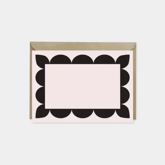 Big Scallop Border Note Cards IV {1}