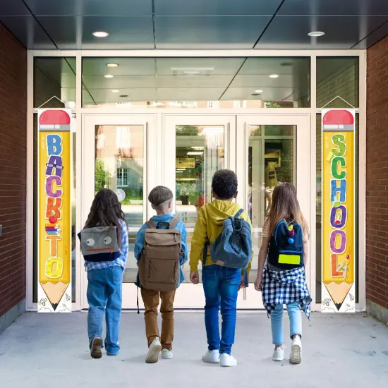 Welcome Back To School Porch Sign {3}