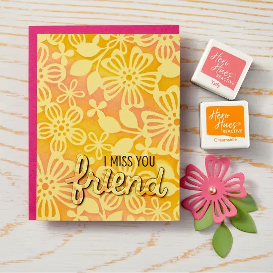 Hero Arts Stencil 6"X6"-Spring Floral {4}