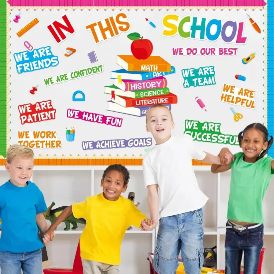 Motivational Bulletin Board Decoration Set {4}