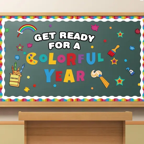Classroom Bulletin Board Decoration Set Welcome Back to School Bulletin Board {2}