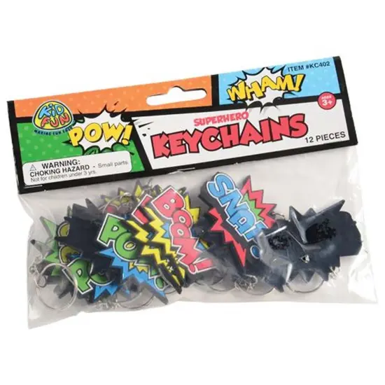 Superhero Keychains Include 12 Units {1}
