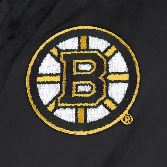 Boston Bruins NHL Hooded Silk Touch Bath Robe 26&times;47 Inches {5}