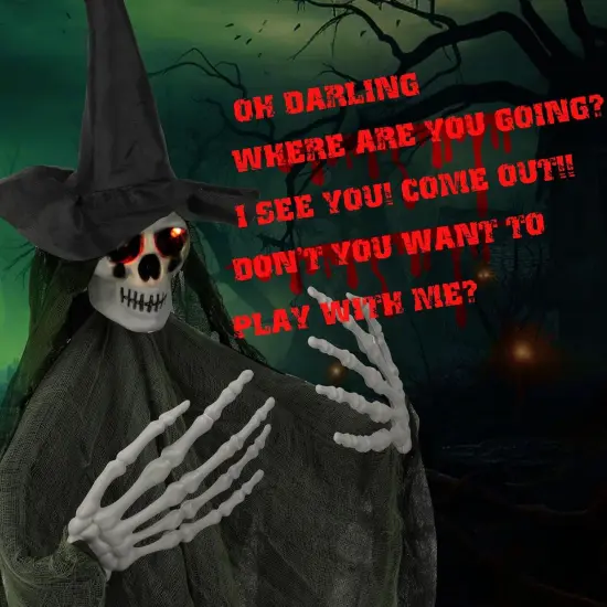 3 Packs - Sound Talking Ghost Halloween Decor {5}