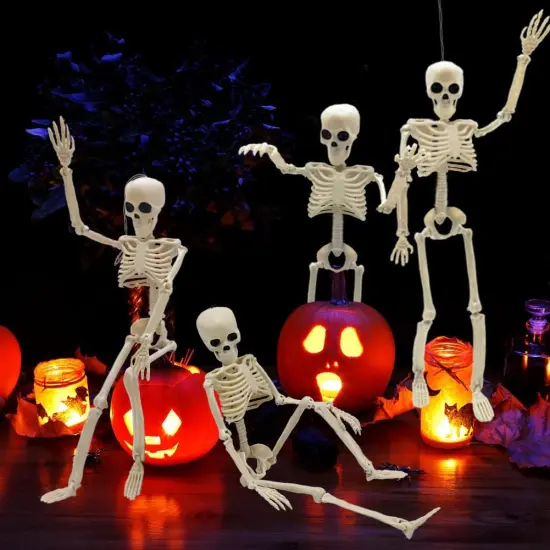 4PCS 16" Halloween Skeleton Decorations {5}